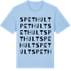Blue Soul t-shirt med Spethult ordlek t-shirt