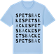 Blue Soul t-shirt med Spetsbacke ordlek t-shirt