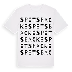 Spetsbacke ordlek t-shirt – ekologisk bomull t-shirt från Pinshirt