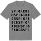 Mid Heather Gray t-shirt med Spigården ordlek t-shirt