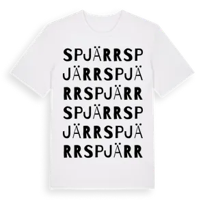 Spjärr ordlek t-shirt – ekologisk bomull t-shirt från Pinshirt