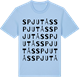 Blue Soul t-shirt med Spjutås ordlek t-shirt