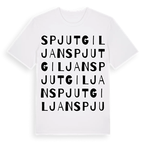 Spjutgiljan ordlek t-shirt – ekologisk bomull t-shirt från Pinshirt