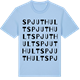 Blue Soul t-shirt med Spjuthult ordlek t-shirt