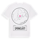 White t-shirt med Sponslätt t-shirt