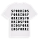 Sporred ordlek t-shirt