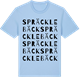 Blue Soul t-shirt med Spräcklebäck ordlek t-shirt