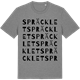 Mid Heather Gray t-shirt med Spräcklet ordlek t-shirt