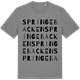 Mid Heather Gray t-shirt med Springebacken ordlek t-shirt