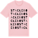 Pink Cotton t-shirt med Stackebo ordlek t-shirt