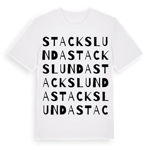 Stackslunda ordlek t-shirt – ekologisk bomull t-shirt från Pinshirt