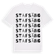 Stafsäng ordlek t-shirt