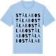 Blue Soul t-shirt med Stålabo ordlek t-shirt