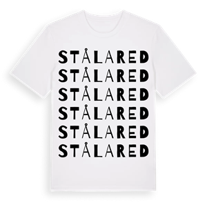 Stålared ordlek t-shirt – ekologisk bomull t-shirt från Pinshirt