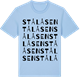 Blue Soul t-shirt med Stålåsen ordlek t-shirt