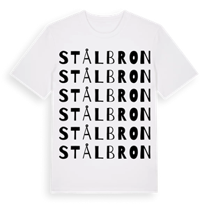 Stålbron ordlek t-shirt – ekologisk bomull t-shirt från Pinshirt