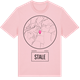 Pink Cotton t-shirt med Stale t-shirt