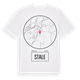 White t-shirt med Stale t-shirt