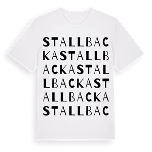 Stallbacka ordlek t-shirt – ekologisk bomull t-shirt från Pinshirt
