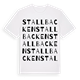 White t-shirt med Stallbacken ordlek t-shirt
