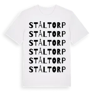 Ståltorp ordlek t-shirt – ekologisk bomull t-shirt från Pinshirt