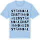 Blue Soul t-shirt med Stämmdalen ordlek t-shirt