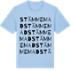 Blue Soul t-shirt med Stämmemad ordlek t-shirt