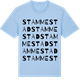 Blue Soul t-shirt med Stammestad ordlek t-shirt
