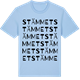 Blue Soul t-shirt med Stämmet ordlek t-shirt