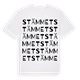Stämmet ordlek t-shirt