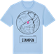Blue Soul t-shirt med Stampen t-shirt