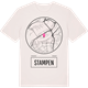 Vintage White t-shirt med Stampen t-shirt