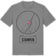 Mid Heather Gray t-shirt med Stampen t-shirt