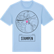 Blue Soul t-shirt med Stampen t-shirt