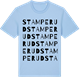Blue Soul t-shirt med Stamperud ordlek t-shirt