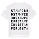 Stamperud ordlek t-shirt