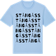 Blue Soul t-shirt med Stångås ordlek t-shirt