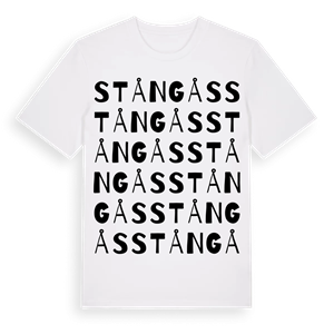 Stångås ordlek t-shirt – ekologisk bomull t-shirt från Pinshirt