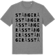 Mid Heather Gray t-shirt med Stångerås ordlek t-shirt