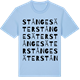 Blue Soul t-shirt med Stångesäter ordlek t-shirt