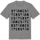 Mid Heather Gray t-shirt med Stångesäter ordlek t-shirt