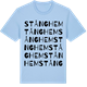 Blue Soul t-shirt med Stånghem ordlek t-shirt
