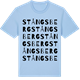 Blue Soul t-shirt med Stångsberg ordlek t-shirt