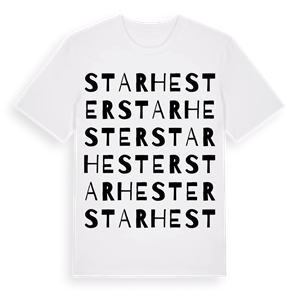 Starhester ordlek t-shirt – ekologisk bomull t-shirt från Pinshirt