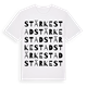 White t-shirt med Stärkestad ordlek t-shirt