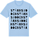 Blue Soul t-shirt med Stårnsudden ordlek t-shirt