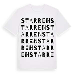 Starren ordlek t-shirt – ekologisk bomull t-shirt från Pinshirt
