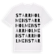 Starrholmen ordlek t-shirt