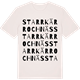 Vintage White t-shirt med Starrkärr och Näs ordlek t-shirt