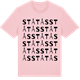Pink Cotton t-shirt med Ståtås ordlek t-shirt
